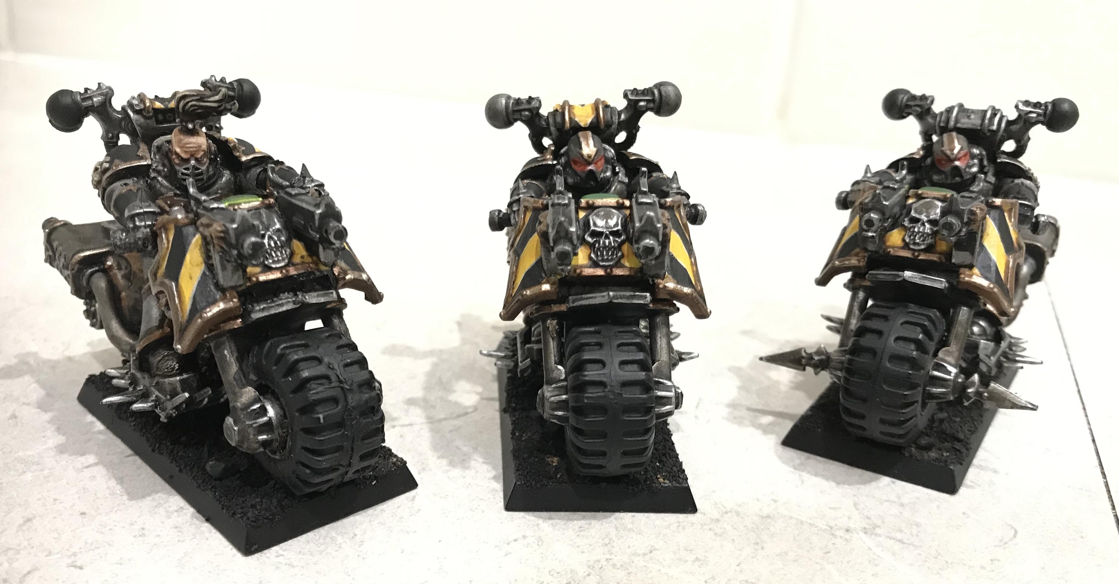 Chaos Bikers, Iron Warriors, Work In Progress WiP Iron Warriors CSM
